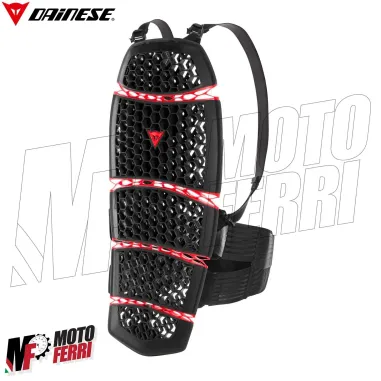 MF6005 Paraschiena Protezione Schiena Dainese Pro-Armor Back 2.0 Long Nero/Rosso