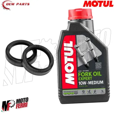 MF6009 Paraoli Forcella + 1L Olio Fork Oil Motul 10W Beverly 125 250 (2005/2010)
