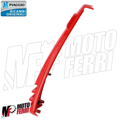 MF6021 Nasello Scudo Anteriore Rosso Originale Vespa GTS 125 300 HPE 2018/2022
