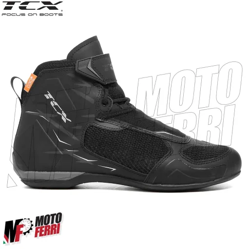 MF6032 Stivali Scarpe Moto Tecniche TCX R04D Air Nero/Grigio