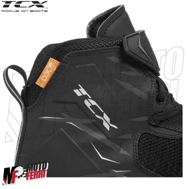 MF6032 Stivali Scarpe Moto Tecniche TCX R04D Air Nero/Grigio