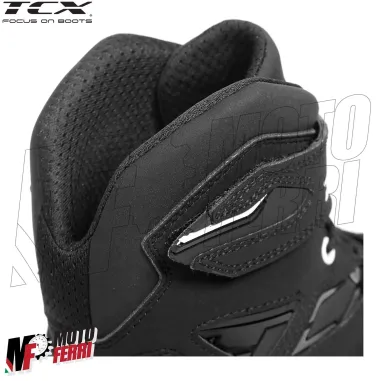 MF6033 - Stivali Scarpe Moto Tecniche Impermeabili TCX Zeta WP Black