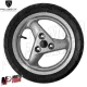 MF6036 - Cerchio Anteriore Argento + Gomma Originale Peugeot Speedfight 100
