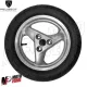 MF6037 - Cerchio Posteriore Argento + Gomma Originale Peugeot Speedfight 100