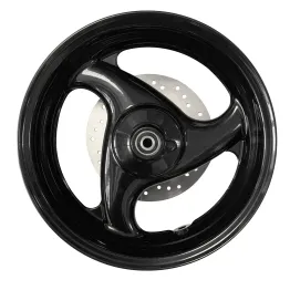 MF6040 - Cerchio Anteriore Nero + Disco Originale Malaguti F12 50 mod 1994/1998