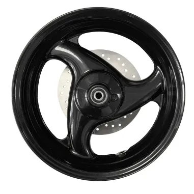 MF6040 - Cerchio Anteriore Nero + Disco Originale Malaguti F12 50 mod 1994/1998