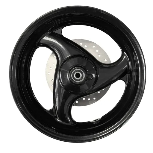 MF6040 - Cerchio Anteriore Nero + Disco Originale Malaguti F12 50 mod 1994/1998