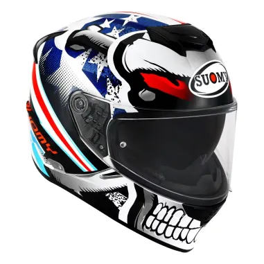 MF6043 Casco Integrale Suomy Stellar Villain con Visierino Parasole e Pinlock