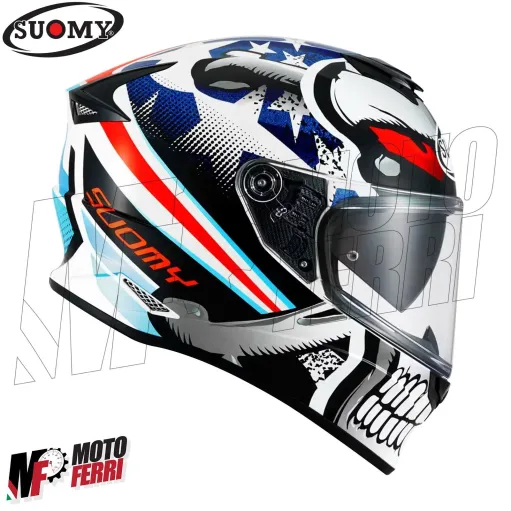 MF6043 Casco Integrale Suomy Stellar Villain con Visierino Parasole e Pinlock