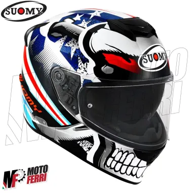 MF6043 Casco Integrale Suomy Stellar Villain con Visierino Parasole e Pinlock