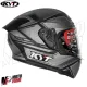 MF6044 Casco Integrale KYT TT Course Tourist Matt Cool Grey Grigio / Nero Opaco
