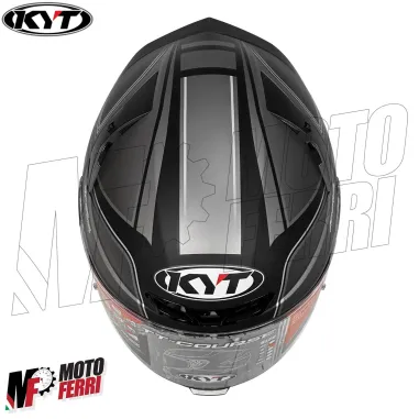 MF6044 Casco Integrale KYT TT Course Tourist Matt Cool Grey Grigio / Nero Opaco