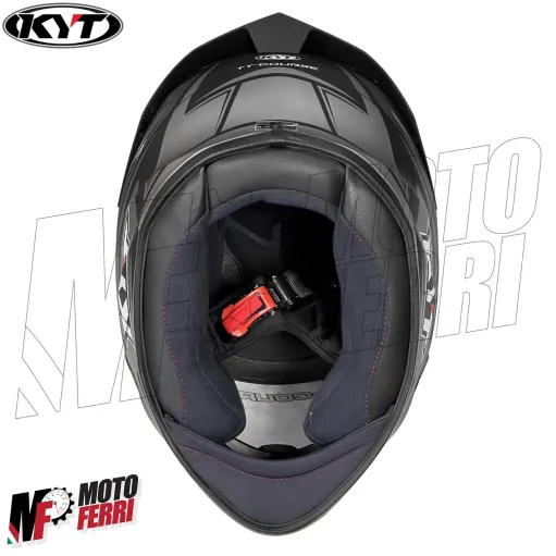 MF6044 Casco Integrale KYT TT Course Tourist Matt Cool Grey Grigio / Nero Opaco
