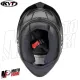 MF6044 Casco Integrale KYT TT Course Tourist Matt Cool Grey Grigio / Nero Opaco