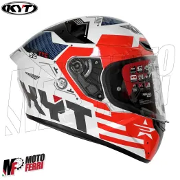 MF6045 Casco Integrale KYT TT Course Fuselange Red Rosso / Bianco / Blu 2