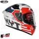 MF6045 Casco Integrale KYT TT Course Fuselange Red Rosso / Bianco / Blu