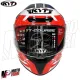 MF6045 Casco Integrale KYT TT Course Fuselange Red Rosso / Bianco / Blu
