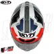 MF6045 Casco Integrale KYT TT Course Fuselange Red Rosso / Bianco / Blu