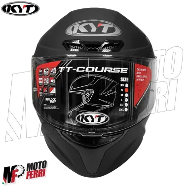 MF6046 Casco Integrale KYT TT Course Matt Black Nero Opaco