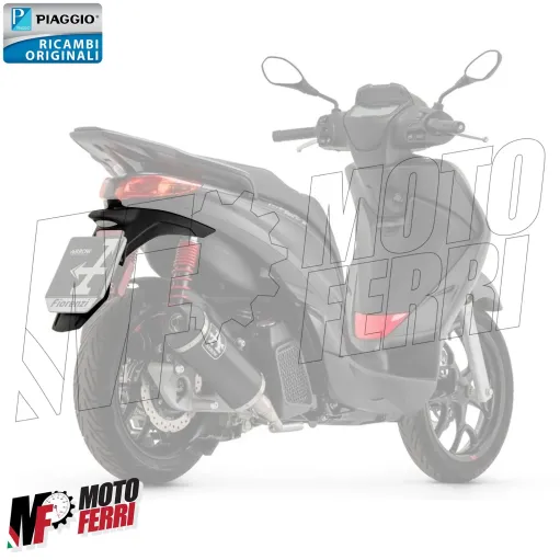 MF6054 Parafango Portatarga Posteriore Piaggio Medley 125 150 mod 2020 / 2024