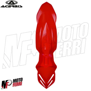 MF6057 Parafango Anteriore Rosso Universale per Cross Motard Enduro Supermoto