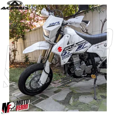 MF6059 Parafango Anteriore Bianco Universale per Cross Motard Enduro Supermoto