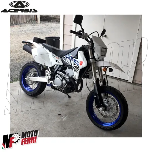 MF6059 Parafango Anteriore Bianco Universale per Cross Motard Enduro Supermoto