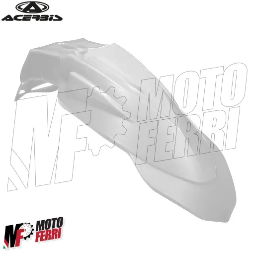 MF6059 Parafango Anteriore Bianco Universale per Cross Motard Enduro Supermoto