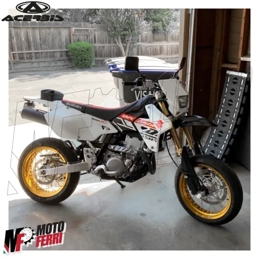 MF6058 Parafango Anteriore Nero Universale per Cross Motard Enduro Supermoto