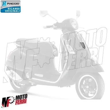 MF6062 Fregio Cromato Nasello Anteriore Originale Vespa GTS 125 300 (2010/2016)
