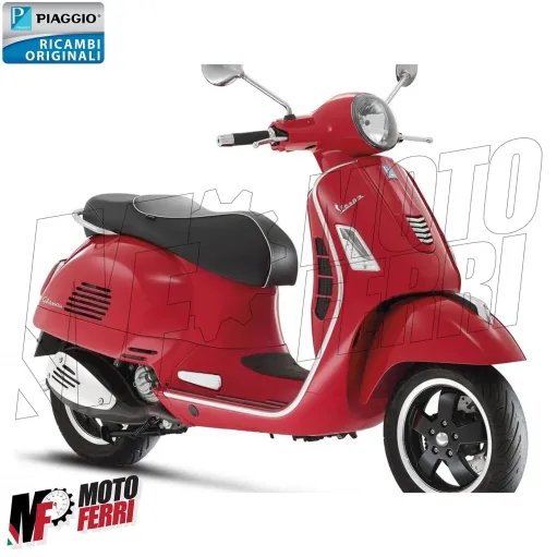 MF6062 Fregio Cromato Nasello Anteriore Originale Vespa GTS 125 300 (2010/2016)