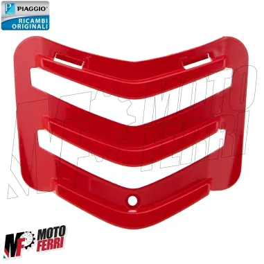 MF6063 Fregio Rosso Nasello Anteriore Originale Vespa GTS 125 300 mod 2016 / 2018