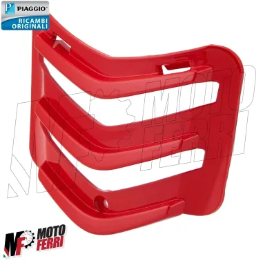 MF6063 Fregio Rosso Nasello Anteriore Originale Vespa GTS 125 300 mod 2016 / 2018