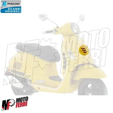 MF6063 Fregio Rosso Nasello Anteriore Originale Vespa GTS 125 300 mod 2016 / 2018