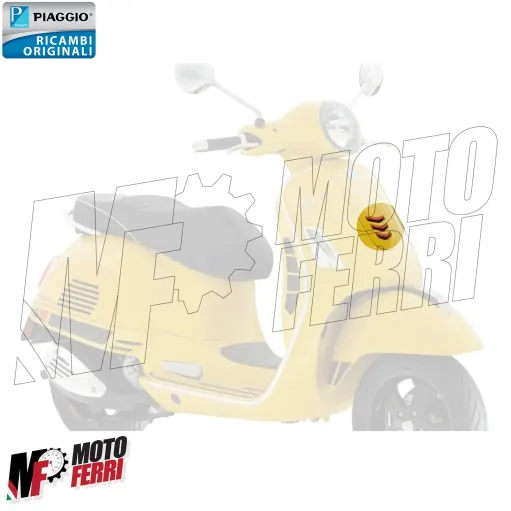 MF6063 Fregio Rosso Nasello Anteriore Originale Vespa GTS 125 300 mod 2016 / 2018