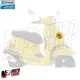 MF6063 Fregio Rosso Nasello Anteriore Originale Vespa GTS 125 300 mod 2016 / 2018