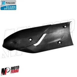 MF6068 Protezione Marmitta Nera Originale Piaggio Beverly 300 HPE 2021 / 2024 2