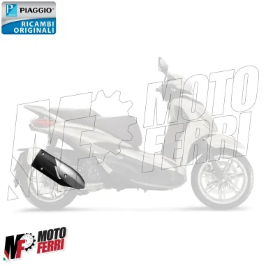 MF6069 - Protezione Marmitta Originale Piaggio Beverly 300 HPE mod 2021/2024