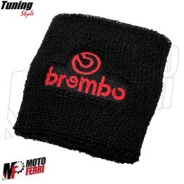 MF3346 Calzino Polsino Brembo Rosso Serbatoio Vaschetta Olio Freno Frizione Moto 2