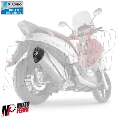 MF6079 Fondello Coperchio Marmitta Originale Piaggio Beverly 350 mod 2011 - 2020