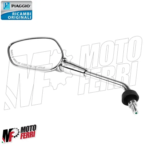 MF6086 Specchietto Sinistro Cromato Originale Vespa GTS 125 300 HPE 2023 2024