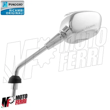 MF6086 Specchietto Sinistro Cromato Originale Vespa GTS 125 300 HPE 2023 2024