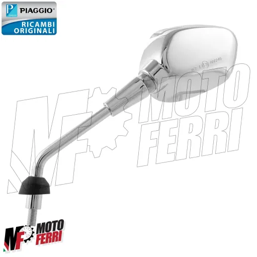 MF6086 Specchietto Sinistro Cromato Originale Vespa GTS 125 300 HPE 2023 2024