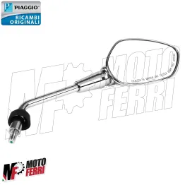 MF6087 Specchietto Destro Cromato Originale Vespa GTS 125 300 HPE - 2023 2024 2