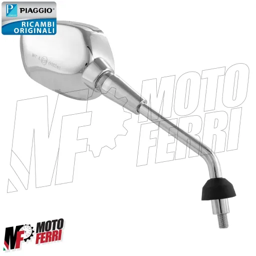MF6087 Specchietto Destro Cromato Originale Vespa GTS 125 300 HPE - 2023 2024
