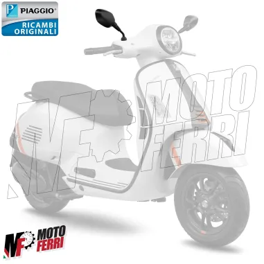 MF6088 Specchietto Destro Nero Lucido Originale Vespa GTS 125 300 HPE 2023 2024