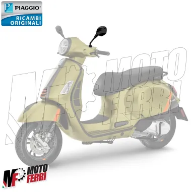 MF6089 Specchietto Sinistro Nero Lucido Origin Vespa GTS 125 300 HPE 2023 2024