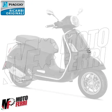 MF6090 Fregio Cromato Nasello Anteriore Origin Vespa GTS 125 300 HPE - 2023 2024
