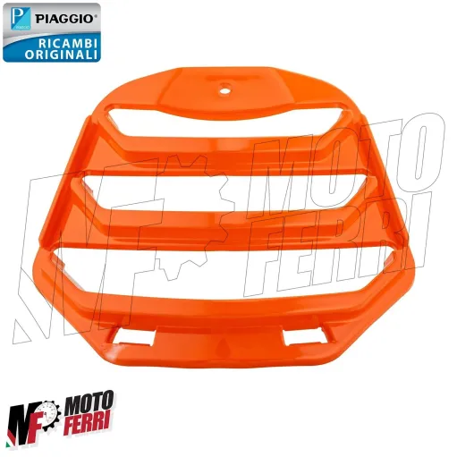 MF6091 Fregio Arancione Nasello Anteriore Originale Vespa GTS 125 300 2023 / 2024