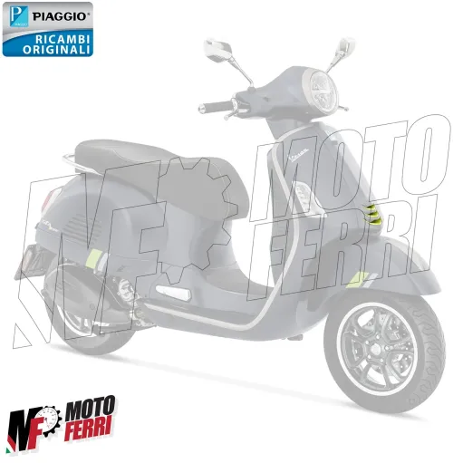 Fregio Verde Nasello Originale Vespa GTS 125 300 Super Tech dal 2023